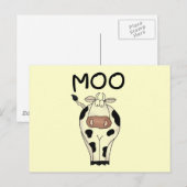 Moo Cow Tshirts und Geschenke Postkarte (Vorne/Hinten)