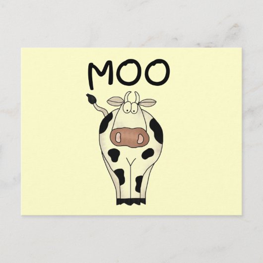 Moo Cow Tshirts und Geschenke Postkarte (Vorderseite)
