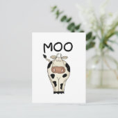 Moo Cow Tshirts und Geschenke Postkarte (Stehend Vorderseite)