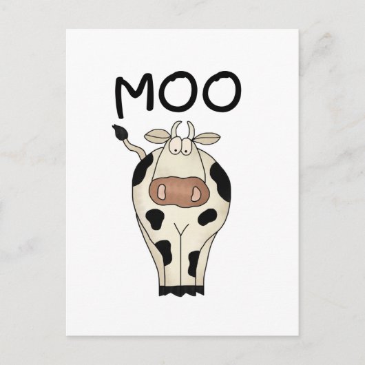 Moo Cow Tshirts und Geschenke Postkarte (Vorderseite)