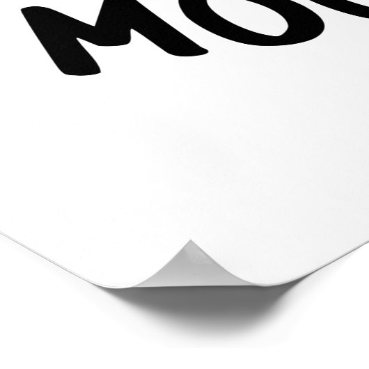 Moo-cumber Funny Veggie Cucumber Pun Poster (Ecke)