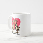 🐄 Moo-d für die Liebe – „Zertifizierte Organische Kaffeetasse (Vorderseite Links)