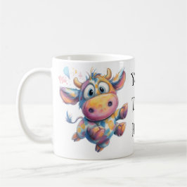 Moo-d Maker – Personalised Whimsical Cow Kaffeetasse