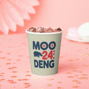 Moo Deng 2024 Moo Deng Moo Deng Niedlich Baby Hipp Pappbecher