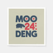 Moo Deng 2024 Moo Deng Moo Deng Niedlich Baby Hipp Serviette (Vorderseite)