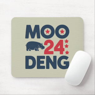 Moo Deng 2024 Moo Deng Moo Deng Süßes Baby Nilpfer Mousepad