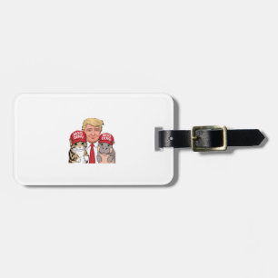 Moo Deng 24 Trumps Spaß-Kampagne mit Hippo & Cat Gepäckanhänger