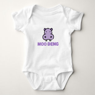 Moo Deng Baby Hippo Baby Strampler