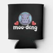 Moo Deng Bouncy Pig in Thai Picture Baby Hippo Dosenkühler (Vorderseite)