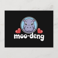 Moo Deng Bouncy Pig in Thai Picture Baby Hippo