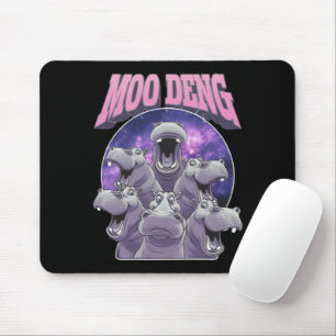MOO-DENG DAS BERÜHMTE BABY-ZWERGFLUSSPFERD MOODENG MOUSEPAD