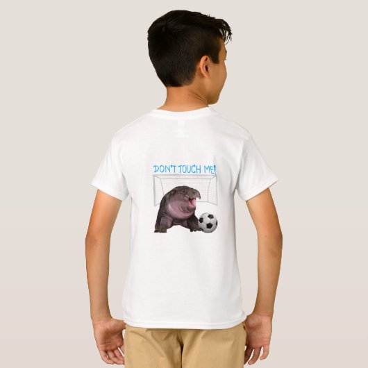 Moo Deng, ein Hippo aus Thailand, T - Shirt (Schwarz voll)