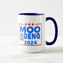 Moo Deng Funny Election 2024 Niedlich Hippo T - Sh Tasse