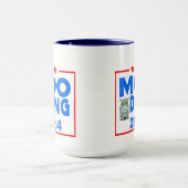 Moo Deng Funny Election 2024 Niedlich Hippo T - Sh Tasse (Zentrum)