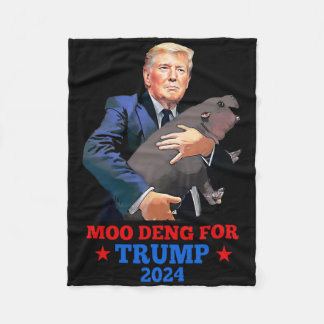 Moo Deng für Trump von Fleecedecke