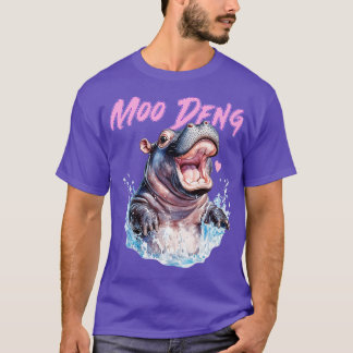 Moo Deng Grafik T-Shirt