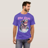 Moo Deng Grafik T-Shirt (Vorne ganz)