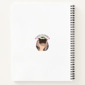 Moo Deng Hippo aus Thailand Notizblock (Rückseite)