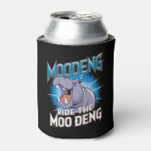 MOO DENG Hippo fährt das MOO DENG Dosenkühler (Kanne Vorderseite)