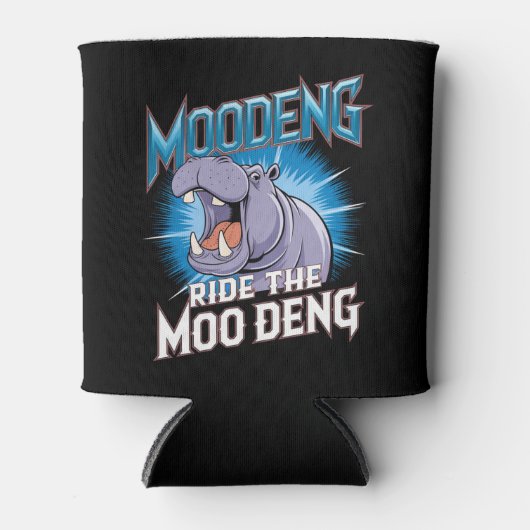 MOO DENG Hippo fährt das MOO DENG Dosenkühler (Vorderseite)