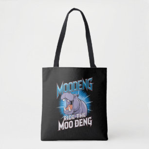 MOO DENG Hippo fährt das MOO DENG Tasche