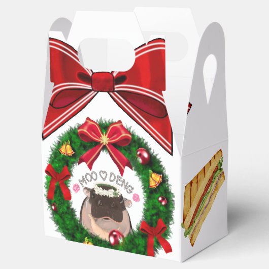Moo Deng Hippo Geschenkschachtel (Geöffnet)