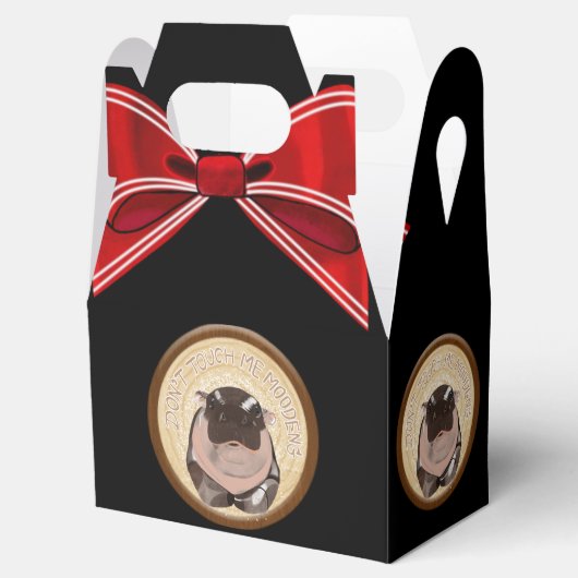 Moo Deng Hippo Geschenkschachtel (Geöffnet)