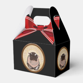 Moo Deng Hippo Geschenkschachtel