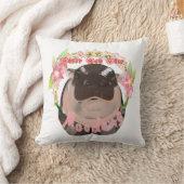 Moo Deng Hippo Pillows Kissen (Decke)