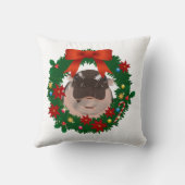 Moo Deng Hippo Pillows Kissen (Rückseite)