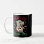 Moo Deng Is A Pygmy Hip Happy New Year Funny  Kaffeetasse (Links)