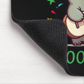 Moo Deng Is A Pygmy Hip Happy New Year Funny  Mousepad (Ecke)