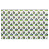 Moo Deng Nilpferd Tier Muster Design Stoff (Fat Quarter (45,7 x 55,9 cm))