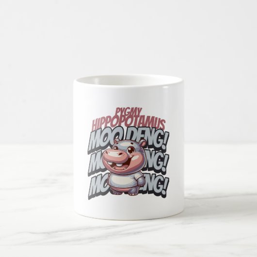 Moo Deng, Pygmäen Hippopotamus Kaffeetasse (Mittel)