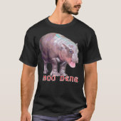 Moo Deng Pygmy Baby HIppo Hippopotamus Zoo Animal T-Shirt (Vorderseite)