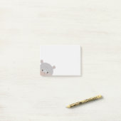 Moo Deng Pygmy Hippo Post-it Notes Klebezettel (Auf Schreibtisch)