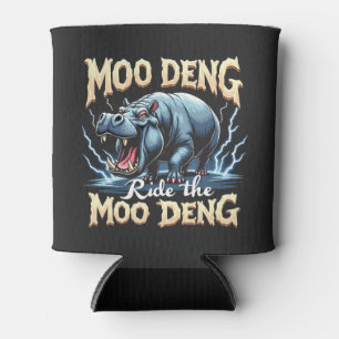 Moo Deng reiten Moo Deng Funny Hippo Dosenkühler
