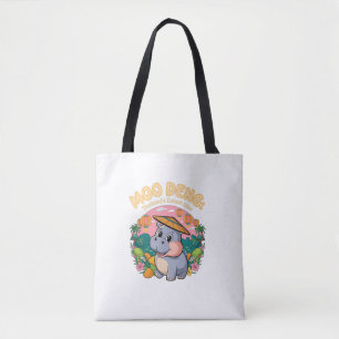 Moo Deng, thailändischer niedlicher Stern, Bouncy  Tasche