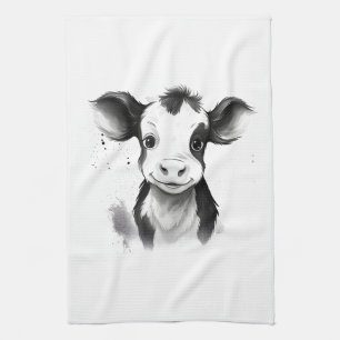 "Moo-dern Kitchen" Handtuch - Hände trocknen, Herz