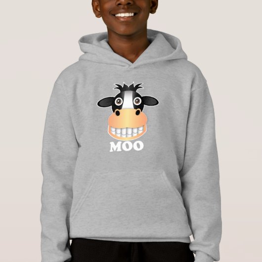 Moo - die Pullover-Hoodie von Kindern Hoodie (Vorderseite)