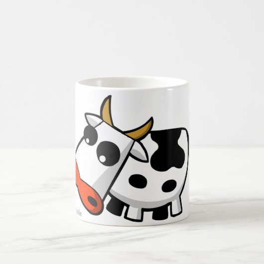 MOO die Schwarzweiss-Kuh Kaffeetasse (Mittel)