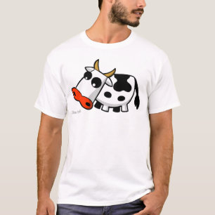 MOO die Schwarzweiss-Kuh T-Shirt