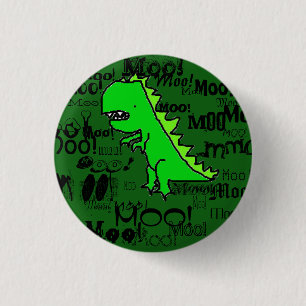 MOO! Dinosaurier Button