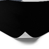 Moo-don Funny Udon Pun Dark BG Poster (Ecke)