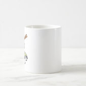 Moo-don Funny Udon Pun Kaffeetasse (Mittel)
