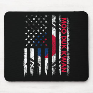 Moo Duk Kwan Karate Martial Arts Training Koreanis Mousepad