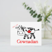 Moo, Eh Postcard Postkarte (Stehend Vorderseite)