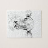 MOO eine junge Jersey-Kuh Puzzle (Horizontal)