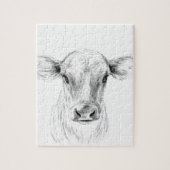 MOO eine junge Jersey-Kuh Puzzle (Vertikal)