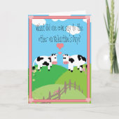 Moo. Feiertagskarte (Vorderseite)